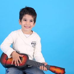 Boy with guitar