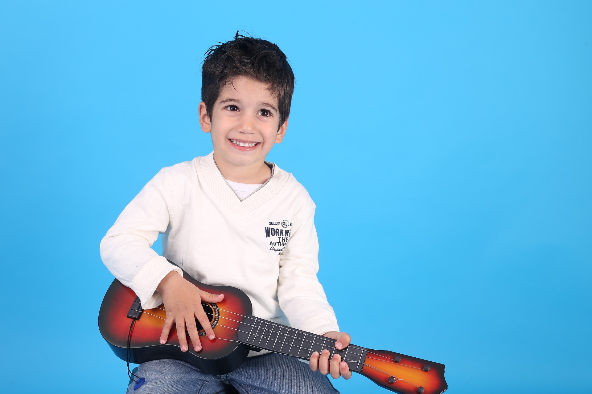 Boy with guitar