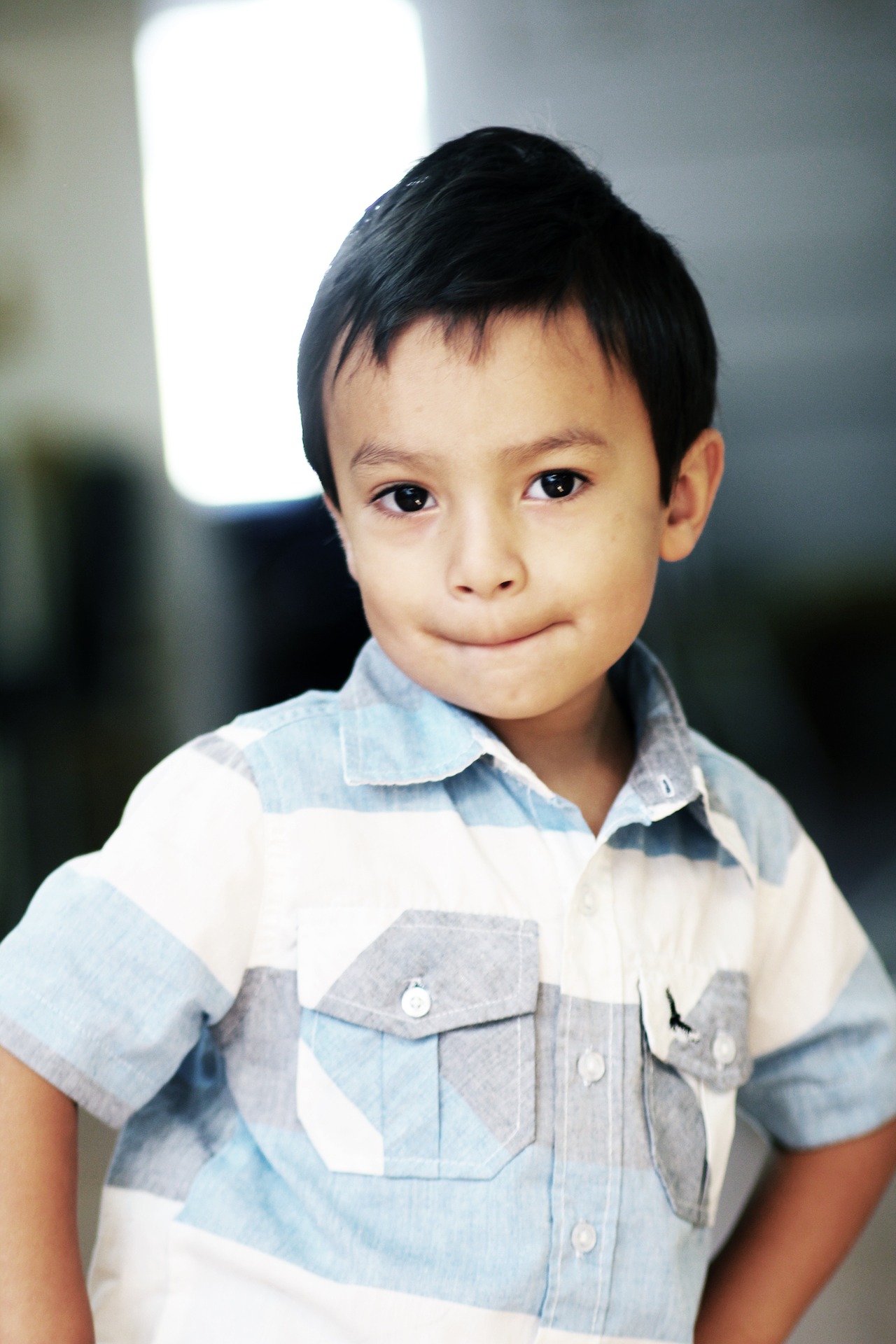 Boy smiling