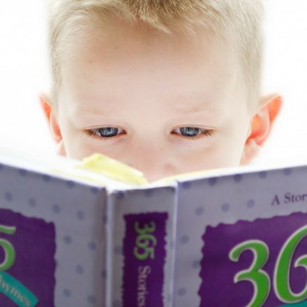 Boy reading