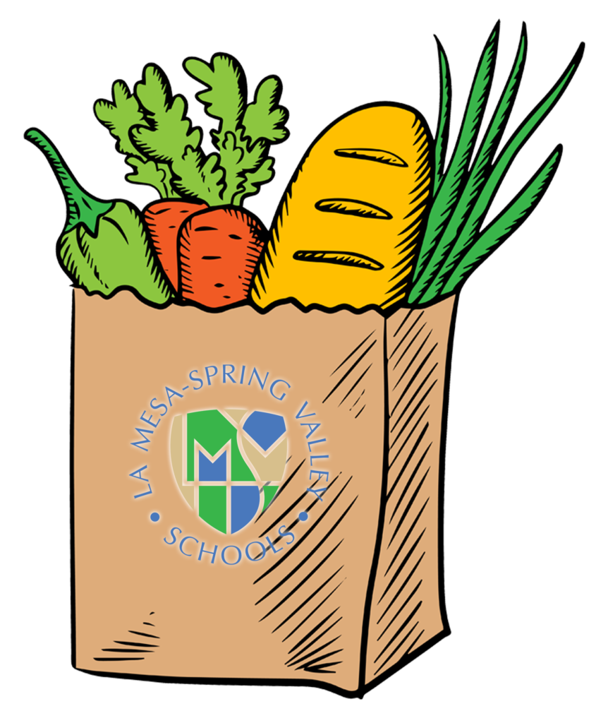 Grocery Bag with Vegetables and Bread loaf