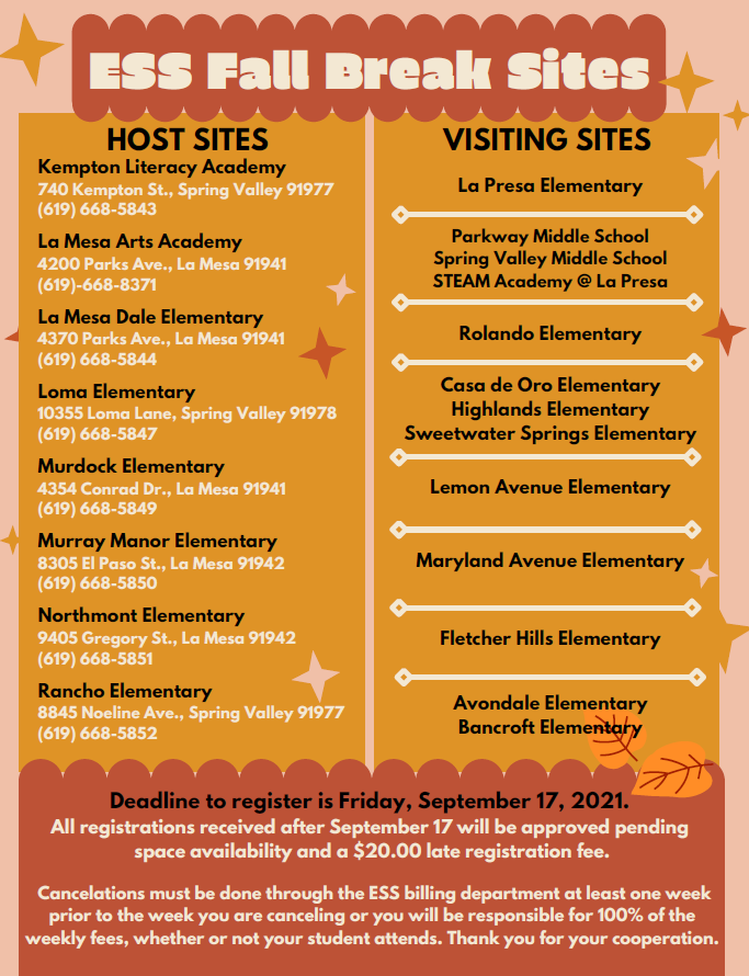 Fall Break Page