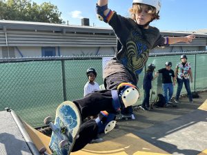 Parkway's Skate Club also serves as an onramp to the school's Engineering of Skateboarding class.